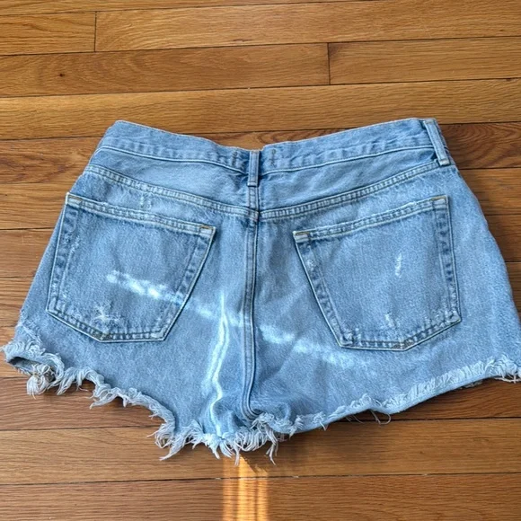 Agolde Parker Cutoff Jean Shorts Distressed Style - Picture 6 of 6